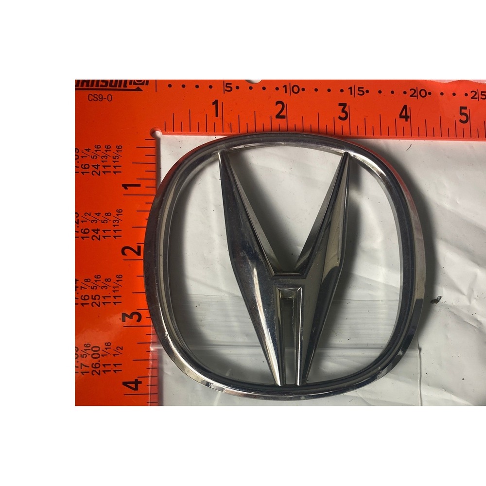 Honda Acura Rear Trunk Emblem Badge Logo Silver Chrome 75701-TK4-A000 Japan